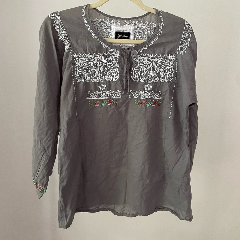 Grey blouse